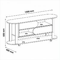 Conjunto para Sala de Estar Mundi com Rack para TV até 65 Polegadas, Mesa de Centro e Mesa Lateral Cedro e Off White - 6