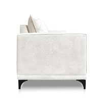 Sofá 3 Lugares Eros Linho Bouclê Off White 180 cm - 7