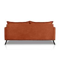 Sofá 3 Lugares Zeus Linho Bouclê Terracota 200 cm