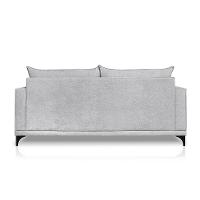Sofá 3 Lugares Eros Linho Bouclê Cinza Claro 180 cm - 7