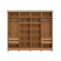 Guarda-Roupa Casal com Espelho Hambers 4 PT 4 GV Canela e Macadâmia - 5