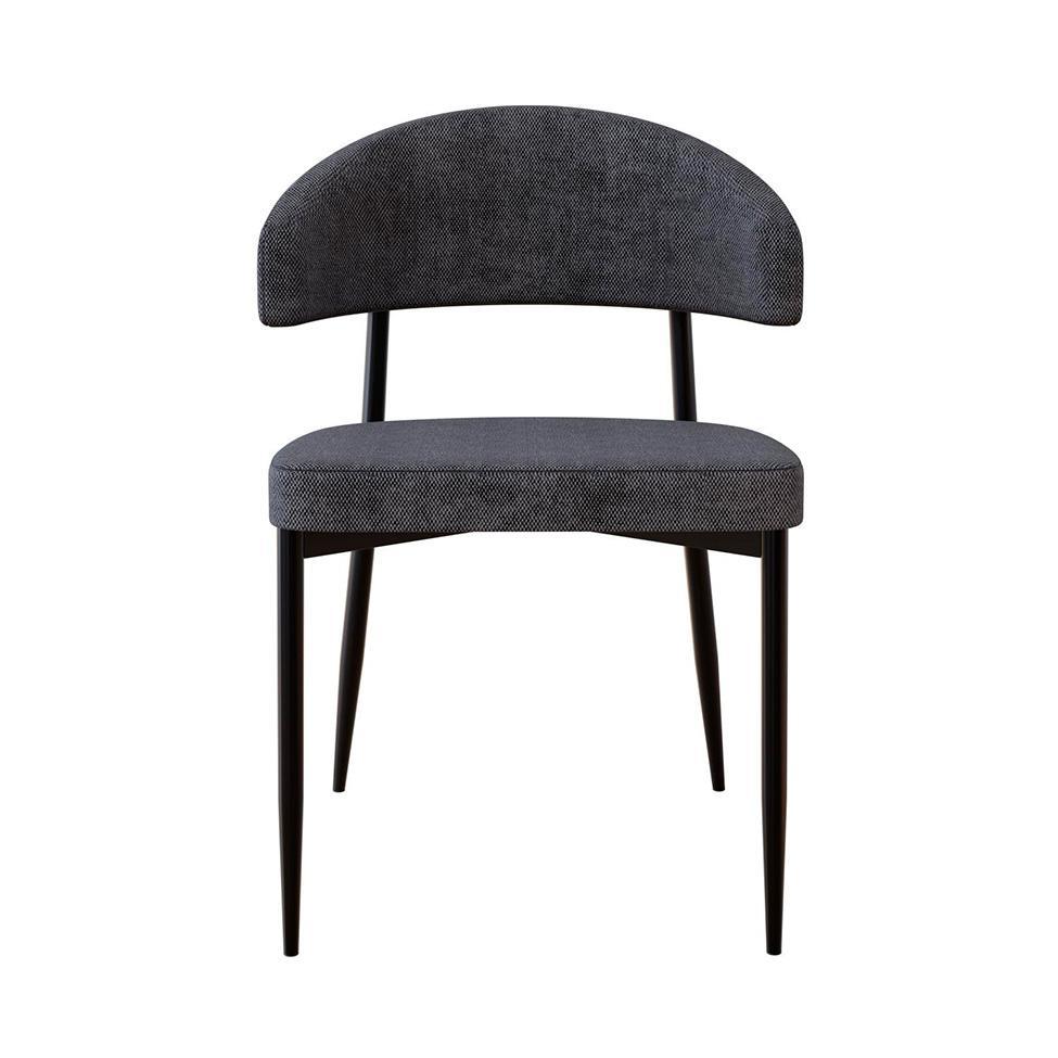 Conjunto com 4 Cadeiras Bless Grafite e Preta - 5