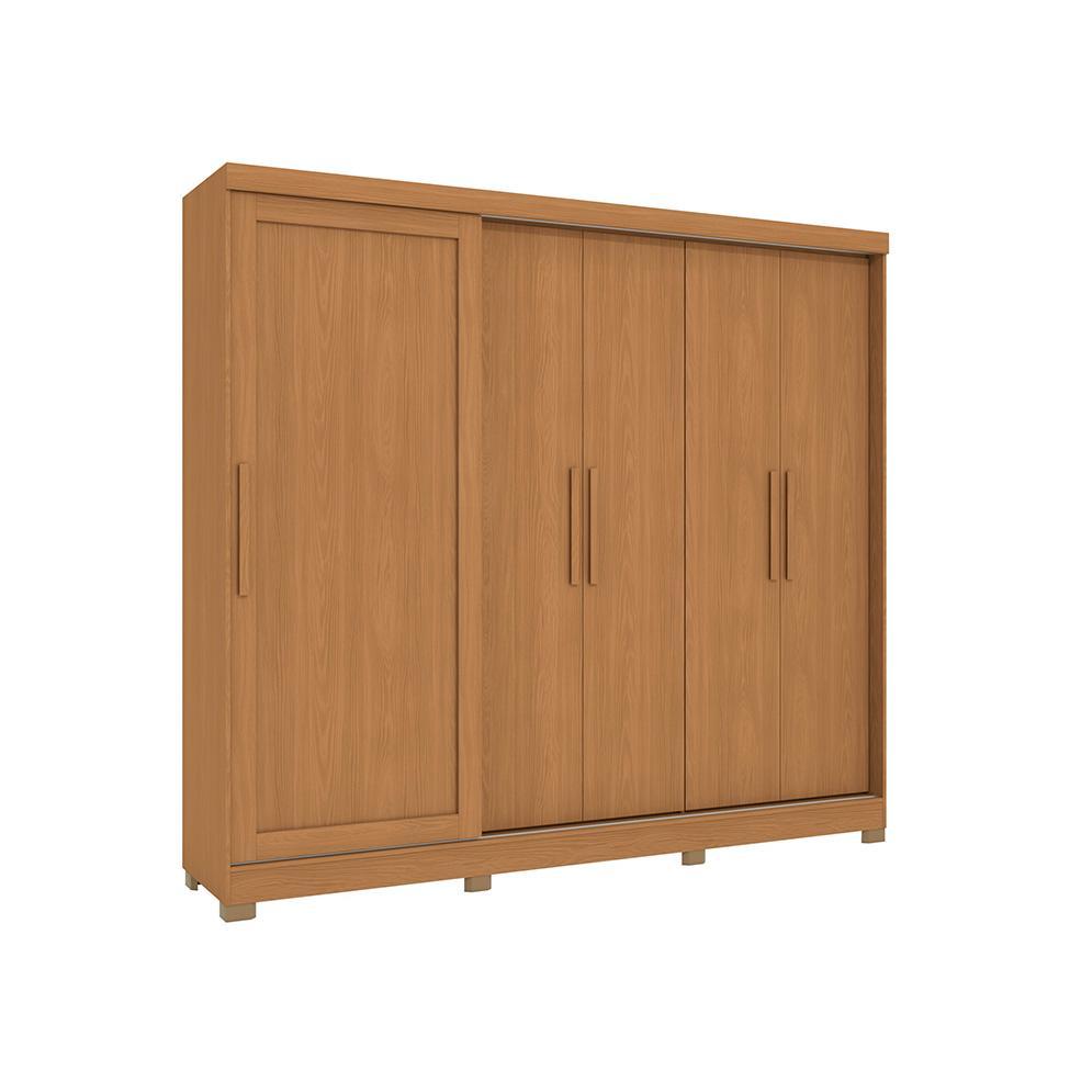 Guarda-Roupa Casal Molina com Pés 5 PT 4 GV Canela - 1