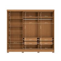 Guarda-Roupa Casal Molina com Pés 5 PT 4 GV Canela - 5