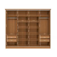 Guarda-Roupa Casal Hambers sem Pés Flex 4 PT 4 GV Canela e Macadâmia - 7