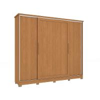 Guarda-Roupa Casal Hambers com Pés Flex 4 PT 4 GV Canela e Macadâmia - 7