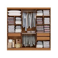 Guarda-Roupa Casal com Espelho Vernantes 6 PT 3 GV Canela - 2