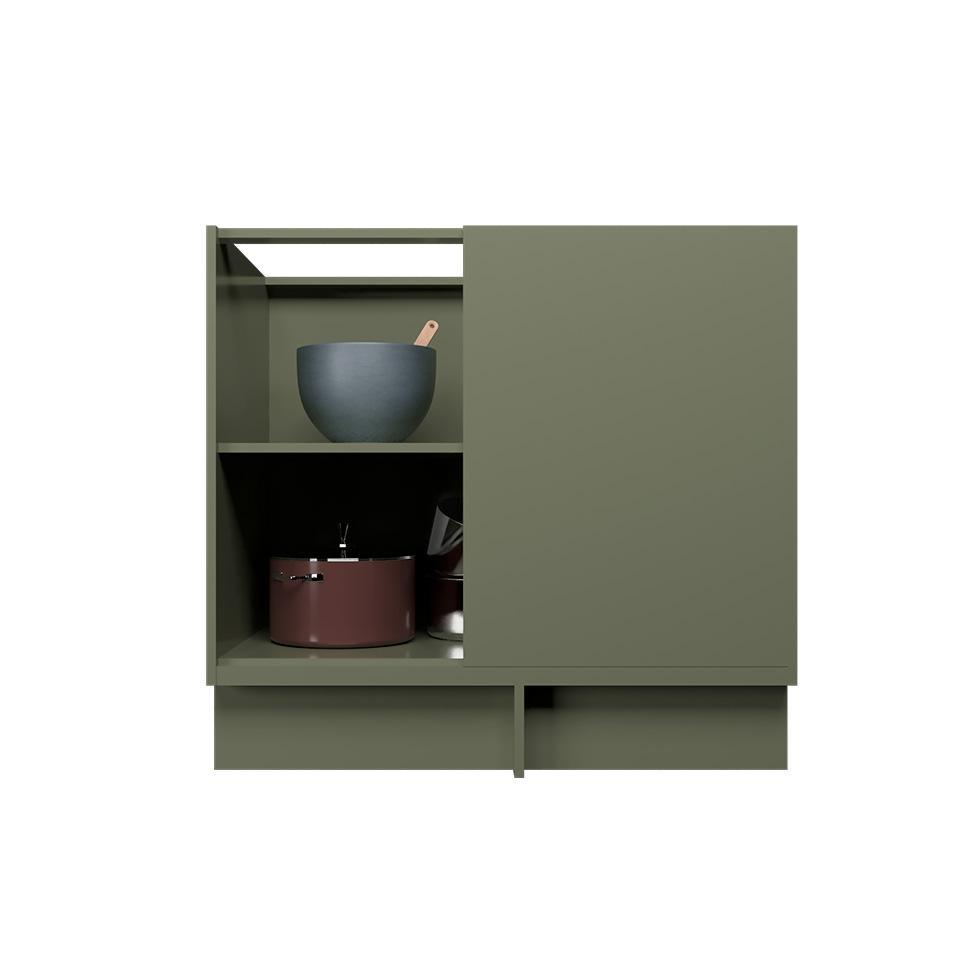 Cozinha Completa Évora 17 PT 3 GV Verde Hill e Carvalho - 7