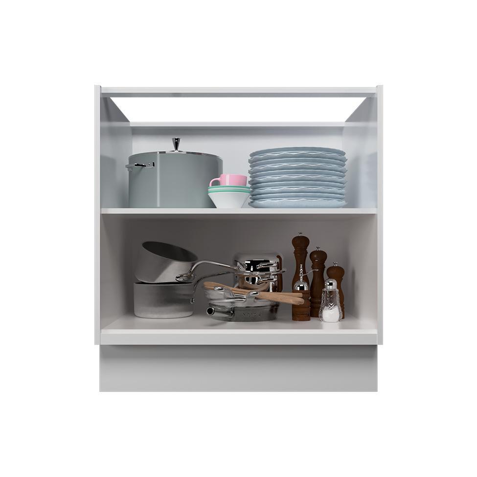 Cozinha Completa Évora 17 PT 3 GV Branco Ártico e Carvalho - 10