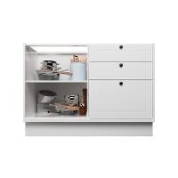 Cozinha Completa Évora 17 PT 3 GV Branco Ártico e Carvalho - 9