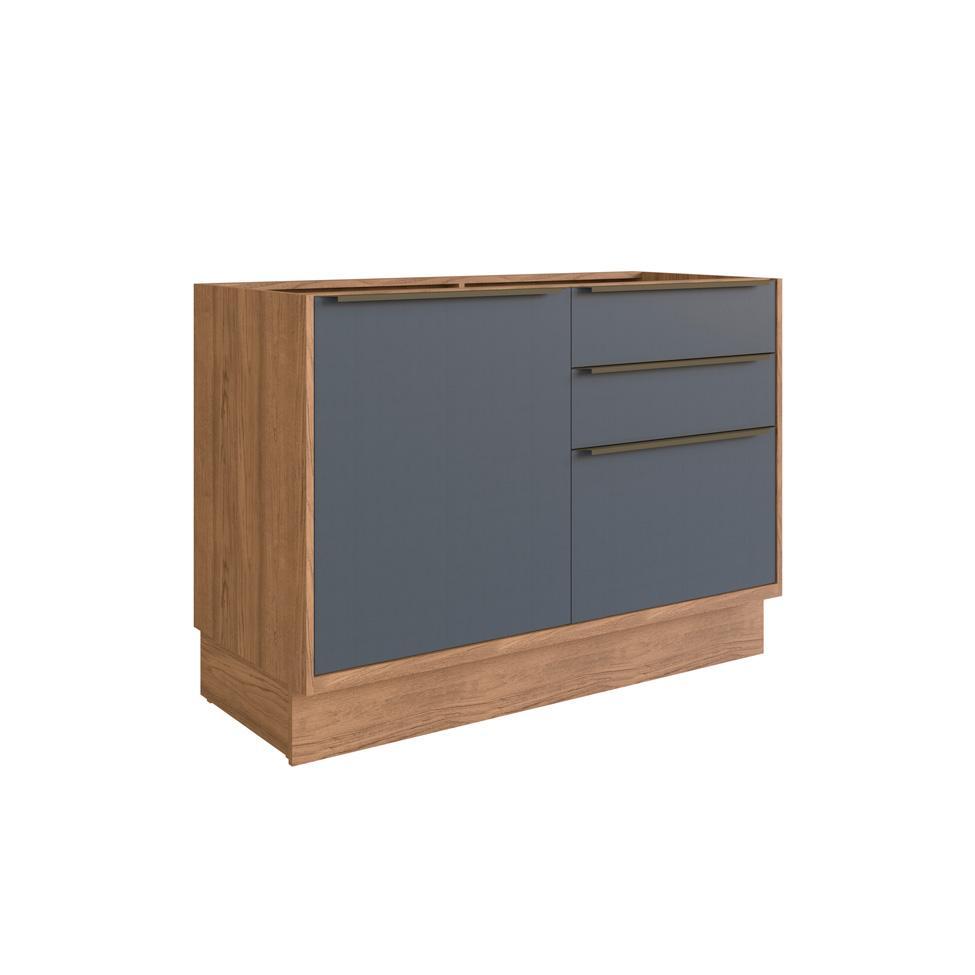 Cozinha Completa Manhattan Ten 11 PT 3 GV Freijó e Grafito - 7