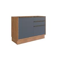 Cozinha Completa Manhattan Ten 11 PT 3 GV Freijó e Grafito - 7