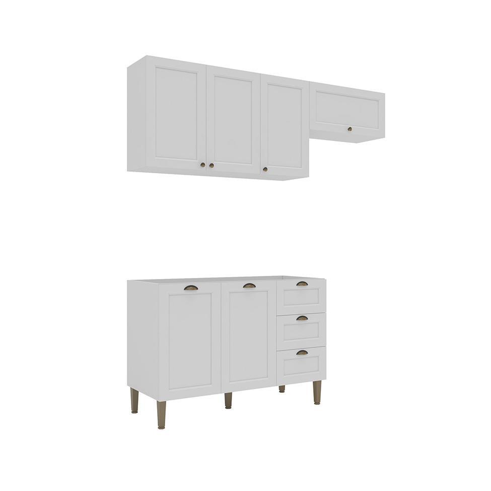 Cozinha Compacta Lavanda 6 PT 3 GV Branca - 3