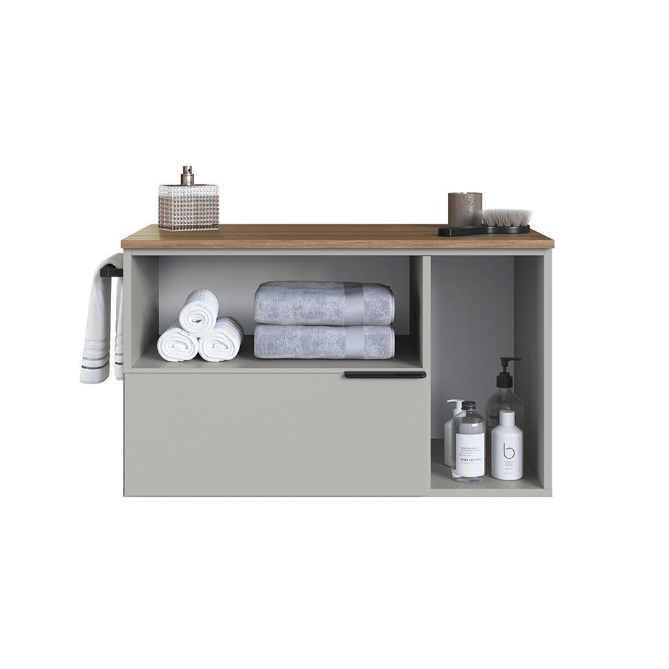 Gabinete de Banheiro Pamplona 2 PT 1 GV Arenas e Mel - 2