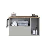 Gabinete de Banheiro Pamplona 2 PT 1 GV Arenas e Mel - 2