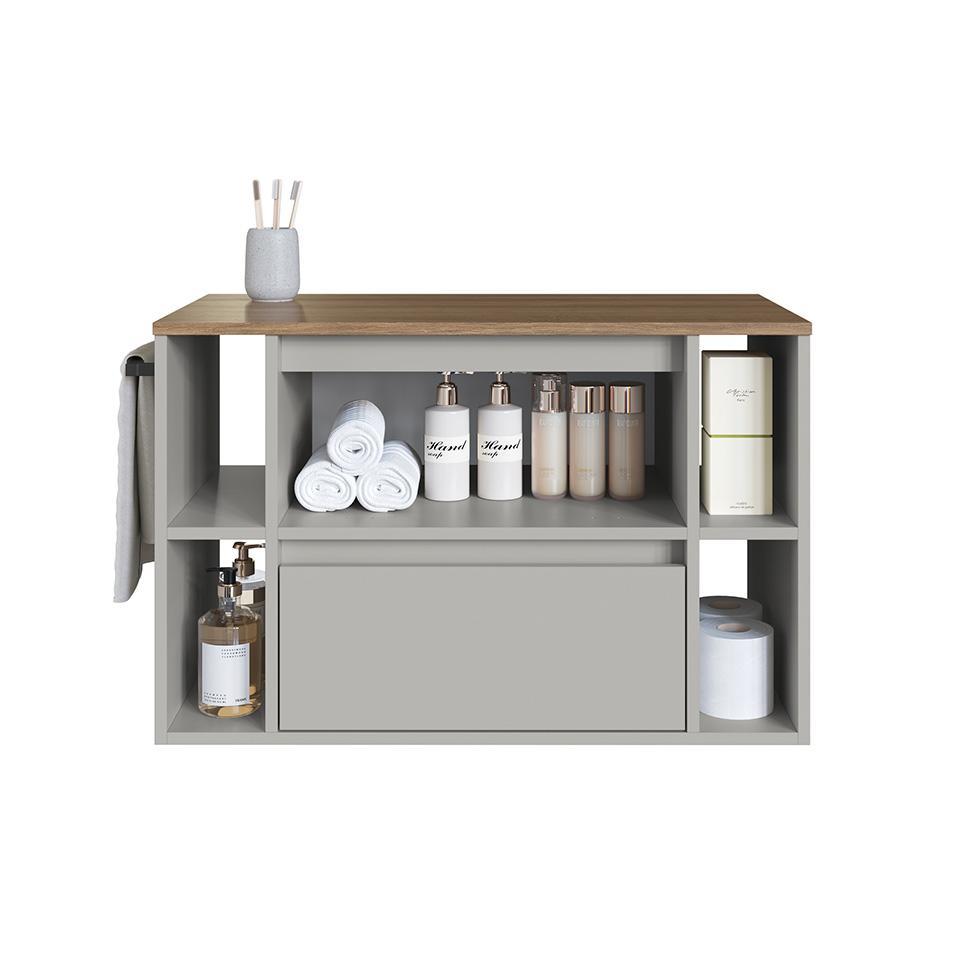 Gabinete de Banheiro Sierra 1 PT 1 GV Arenas e Mel - 5