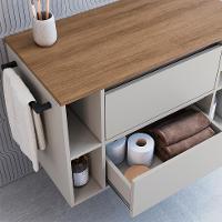 Gabinete de Banheiro Sierra 1 PT 1 GV Arenas e Mel