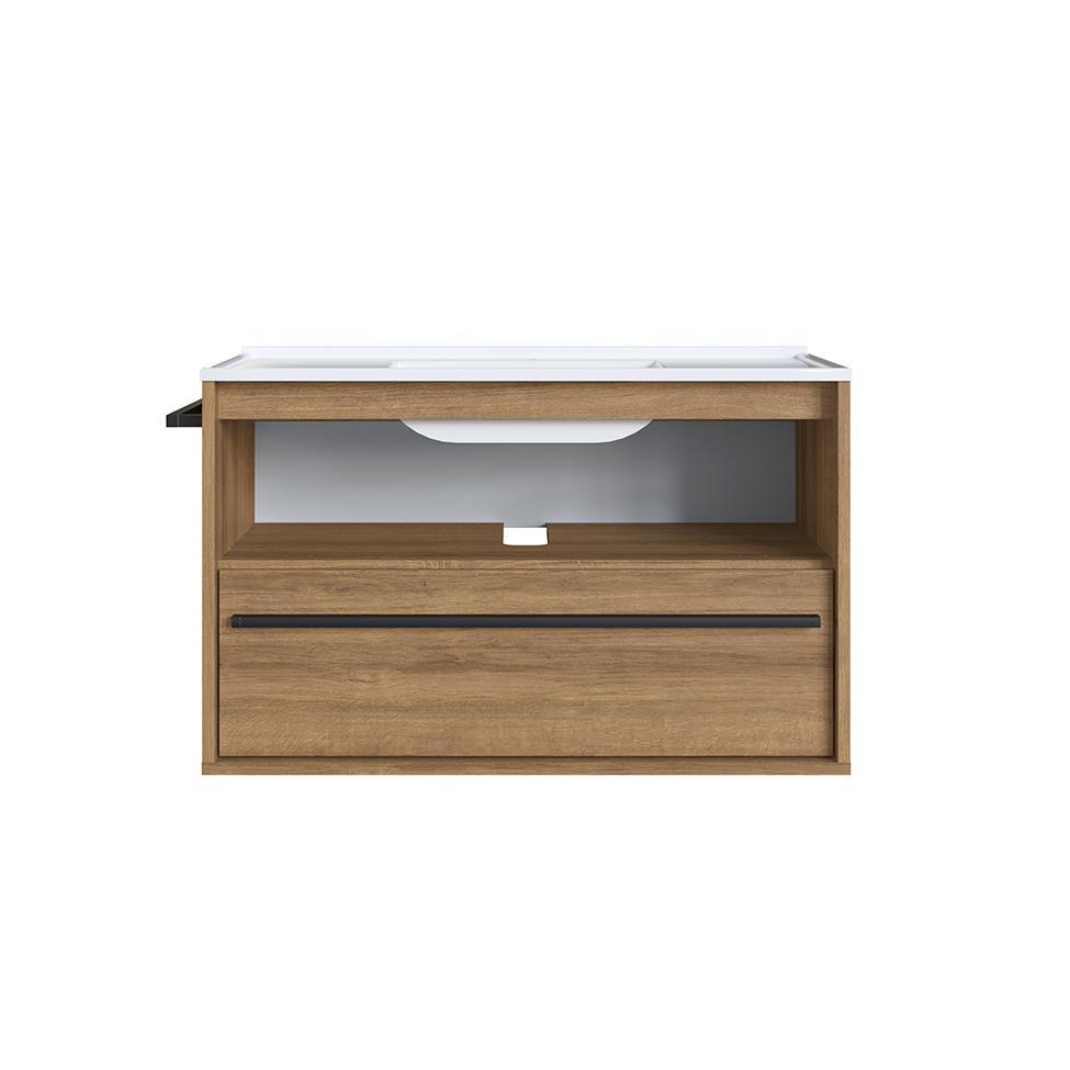 Gabinete de Banheiro com Pia Sebastian 1 PT 1 GV Mel - 6