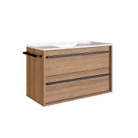 Gabinete de Banheiro com Pia Sebastian 1 PT 1 GV Mel - 1