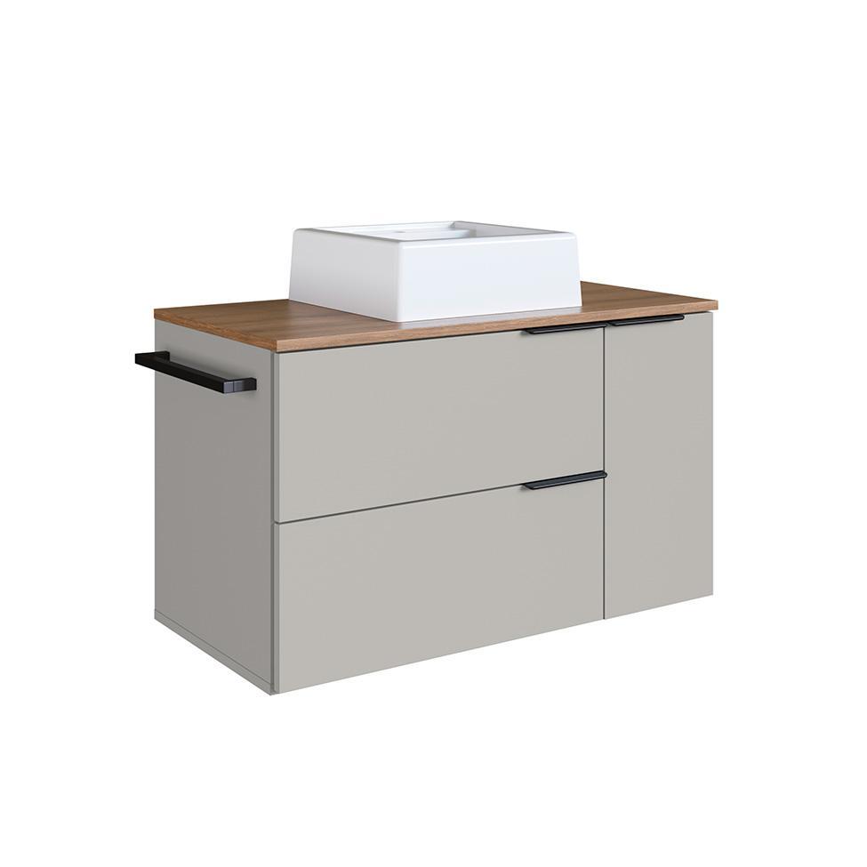 Gabinete de Banheiro com Cuba Pamplona 2 PT 1 GV Arenas e Mel - 1