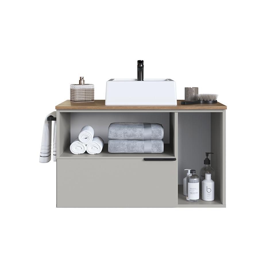 Gabinete de Banheiro com Cuba Pamplona 2 PT 1 GV Arenas e Mel - 2