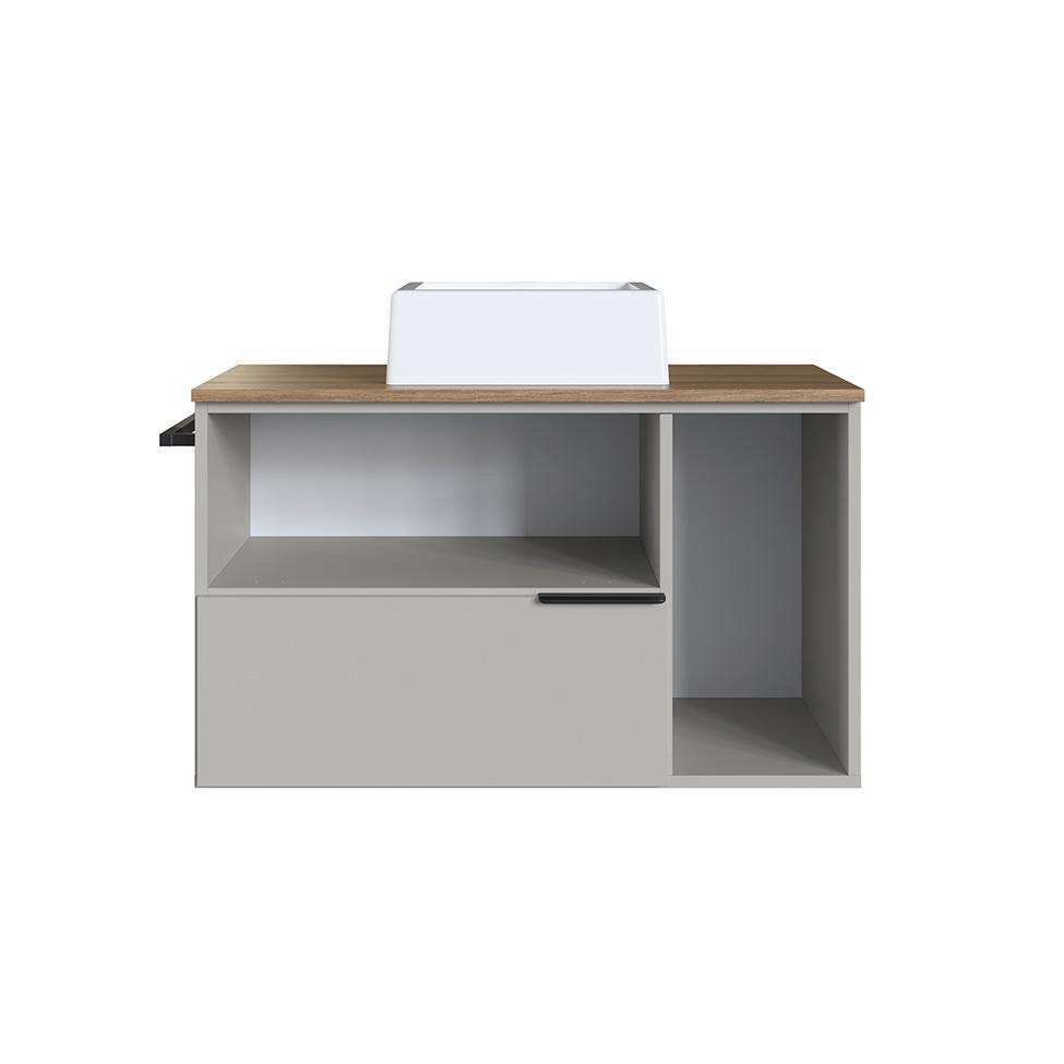 Gabinete de Banheiro com Cuba Pamplona 2 PT 1 GV Arenas e Mel - 6