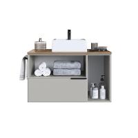 Gabinete de Banheiro com Cuba Pamplona 2 PT 1 GV Arenas e Mel - 2