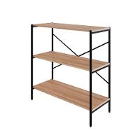 Estante com 3 Prateleiras Tub Mel e Preta 80 cm - 6