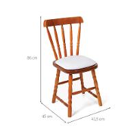 Conjunto com 2 Cadeiras Dalas Linho Branco e Mel - 3