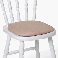 Conjunto com 2 Cadeiras Dalas Linho Bege e Branco - 4