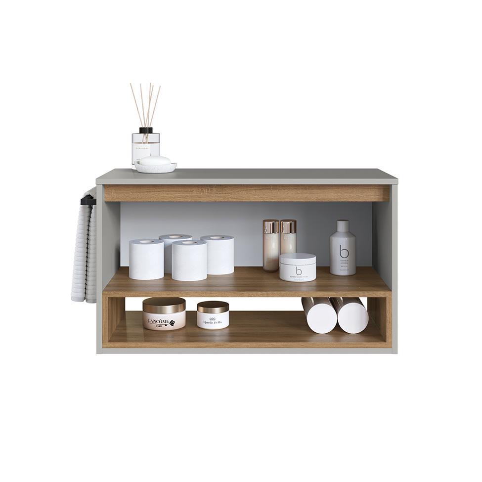 Gabinete de Banheiro Viseu 1 PT Arenas e Mel - 2