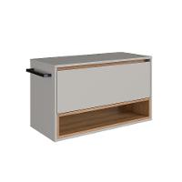 Gabinete de Banheiro Viseu 1 PT Arenas e Mel - 1