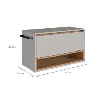 Gabinete de Banheiro Viseu 1 PT Arenas e Mel - 3