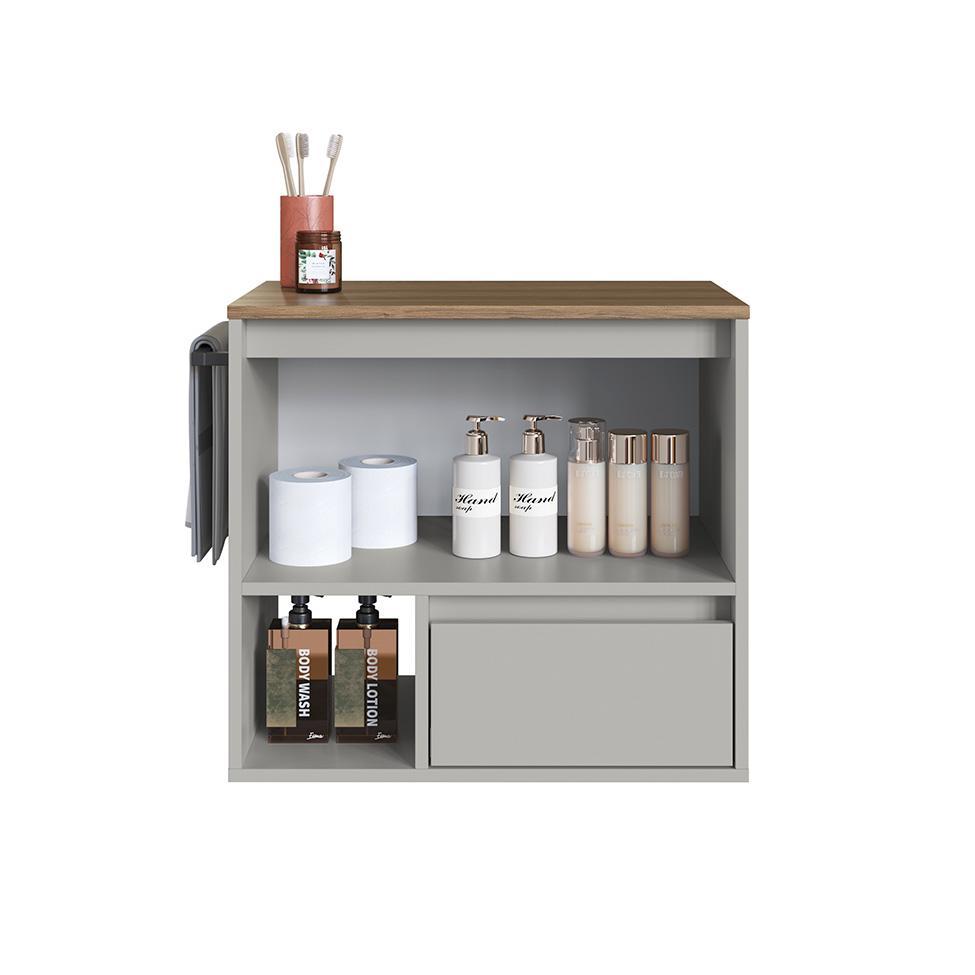 Gabinete de Banheiro Vigo 1 PT 1 GV Arenas e Mel - 2