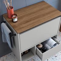 Gabinete de Banheiro Vigo 1 PT 1 GV Arenas e Mel