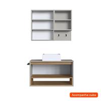 Conjunto para Banheiro com Cuba Viseu 3 PT Arenas e Mel - 2