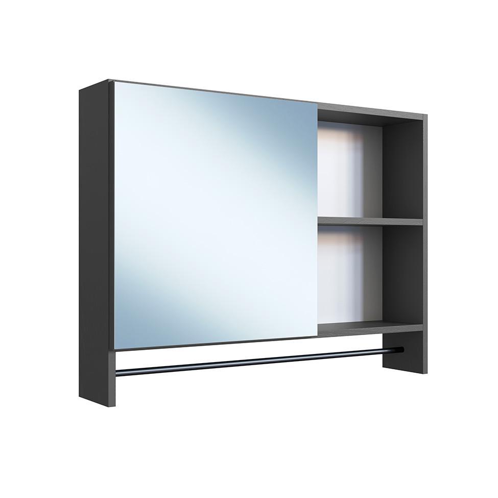 Conjunto para Banheiro com Cuba Vigo 2 PT 1 GV Grafite e Mel - 9