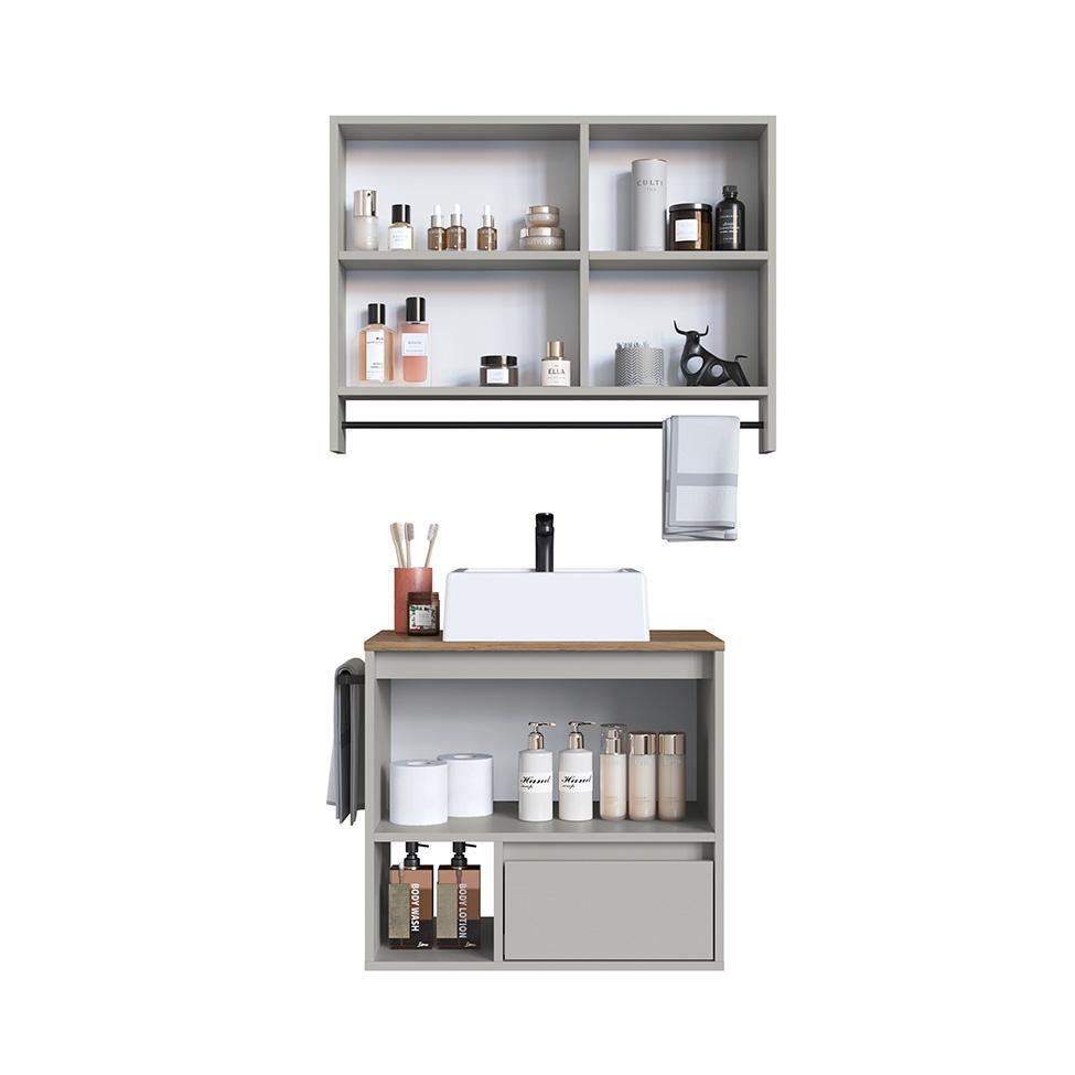 Conjunto para Banheiro com Cuba Vigo 2 PT 1 GV Arenas e Mel - 4