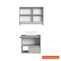 Conjunto para Banheiro com Cuba Vigo 2 PT 1 GV Arenas e Mel - 2