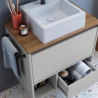 Conjunto para Banheiro com Cuba Vigo 2 PT 1 GV Arenas e Mel - 6