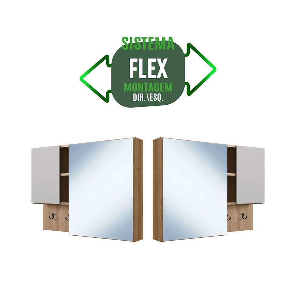 Conjunto para Banheiro com Cuba Pamplona 4 PT 1 GV Mel e Arenas - 6