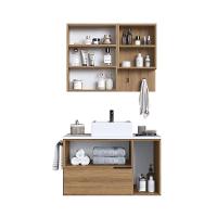 Conjunto para Banheiro com Cuba Pamplona 4 PT 1 GV Mel e Arenas