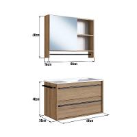 Conjunto para Banheiro com Cuba Sebastian 2 PT 1 GV Mel - 3