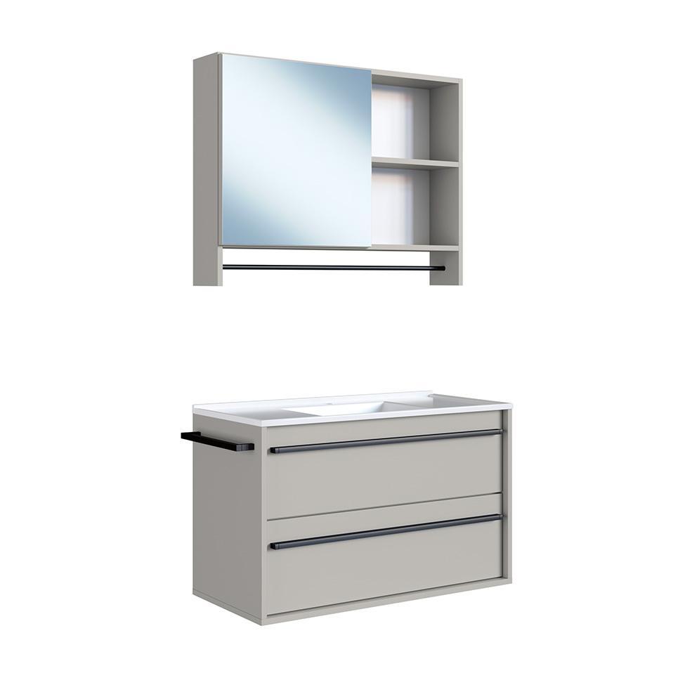 Conjunto para Banheiro com Cuba Sebastian 2 PT 1 GV Arenas - 5