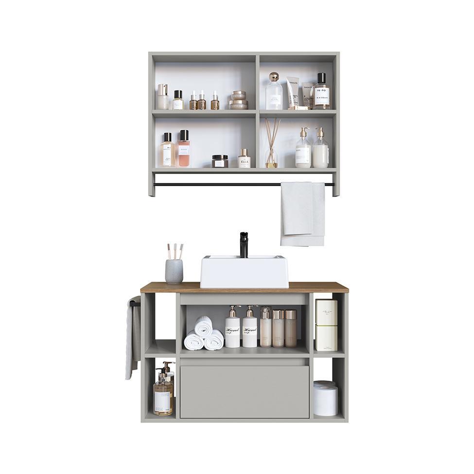 Conjunto para Banheiro com Cuba Sierra 2 PT 1 GV Arenas e Mel - 9