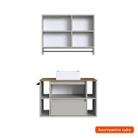 Conjunto para Banheiro com Cuba Sierra 2 PT 1 GV Arenas e Mel - 2