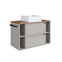 Conjunto para Banheiro com Cuba Sierra 2 PT 1 GV Arenas e Mel - 6