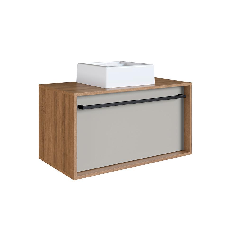 Conjunto para Banheiro com Cuba Estella 2 PT 1 GV Mel e Arenas - 10