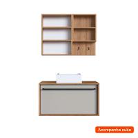 Conjunto para Banheiro com Cuba Estella 2 PT 1 GV Mel e Arenas - 2