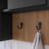 Conjunto para Banheiro com Cuba Estella 2 PT 1 GV Mel e Grafite - 7